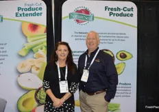 Gretchen Lane and Tim Grady with NatureSeal offer different types of shelf-life extension options.
